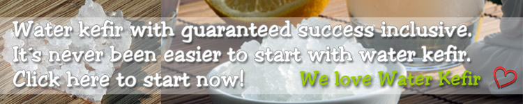 Just click here to buy our tasty and fresh Water Kefir and make it at home easy and quick