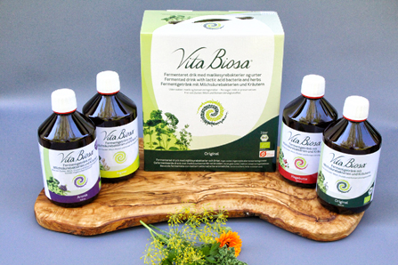 Vita Biosa fermented drinks with lactic acid bacteria and herbs