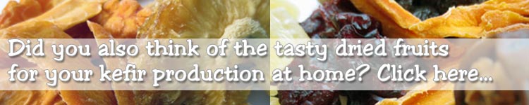 Click here to explore our great variety of dried fruits - perfect for your water kefir production!
