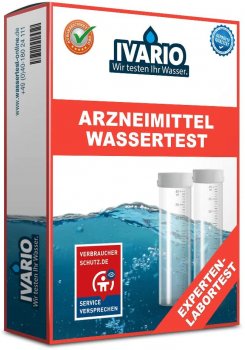 Wassertest | Trinkwasseranalyse Set ARZNEIMITTEL - Wasser auf Medikamentenreste prüfen!