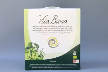 Vita Biosa Original 3 Liter Bag-in-Box in Organic Quality - Fermented Drink with lactic acid bacteria and herbs