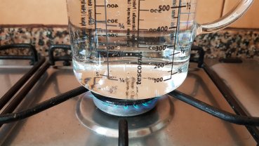 Glas-Messbecher | hitzebeständiges Borosilikatglas | 1 Liter