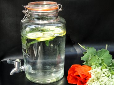 5 Liter Kilner Getränkespender mit Zapfhahn | ideal für Wasserkefir & Kombucha selber machen