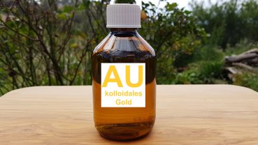 500ml colloidal gold 10ppm | highly concentrated & highly pure | in amber glass bottle
