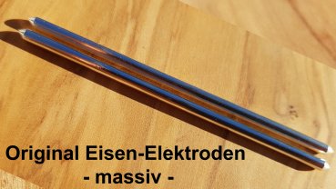 Original Eisen-Elektroden (FE) massiv 8mm x 50mm für Colloidmaster