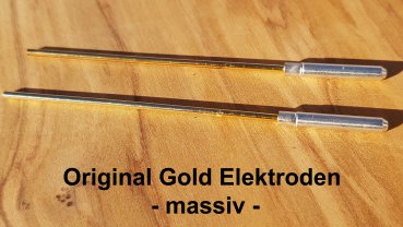 Original solid gold electrodes for Ionic-Pulser®