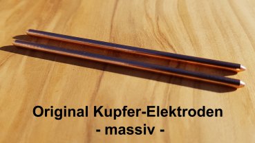 Original solid copper electrodes 3mm for Ionic-Pulser®