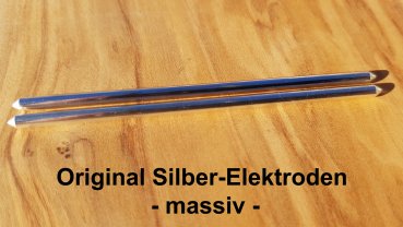 You would like to make colloidal silver yourself at home. Here you can order or buy finished silver electrodes or silver rods for your silver generators