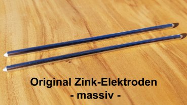 Original solid zinc electrodes 3mm for Ionic-Pulser®