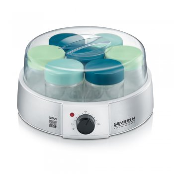 Do you want to make probiotic yogurt / natural yogurt yourself at home? Order the yogurt maker from Severin JG 3525 online here. With this yogurt maker you can make homemade yogurt even easier and more convenient.
