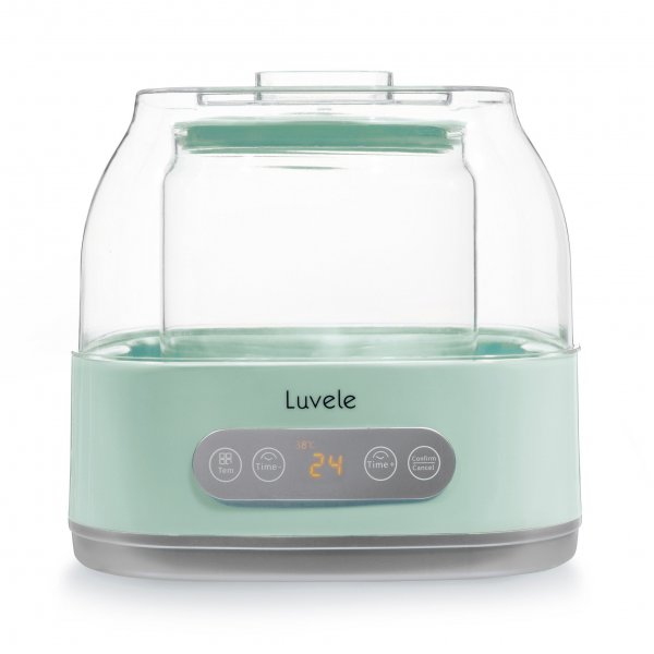 Do you want to make probiotic yogurt / natural yogurt yourself at home? Order the yogurt maker Pure Plus from Luvele online here. With this yogurt maker you can make homemade yogurt even easier and more convenient.