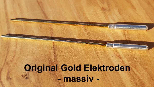 You would like to make colloidal gold yourself at home. Here you can order gold electrodes or gold rods for your gold generators or buy them online