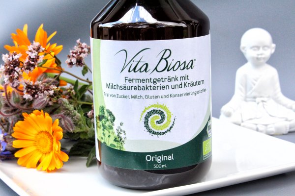 Vita Biosa Original 500ml in Organic Quality - Fermented Drink with lactic acid bacteria and herbs